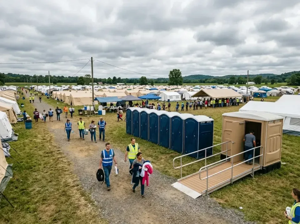 disaster-relief-camp-restrooms-010 — frequently asked questions, Dumpster & Portable Bathrooms Rental in Park Layne, OH